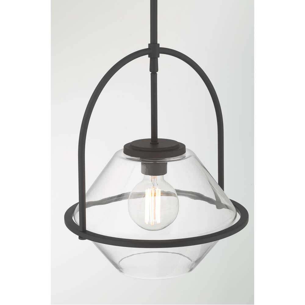 Minka-Lavery 11895-899 Dark Matte Black Coralyn 13.25'' 1-light Pendant Image 7