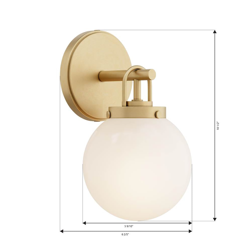 Minka-Lavery 12011-732 Legacy Brass Ortesa 10.5'' High 1-light Bath Sconce Image 2
