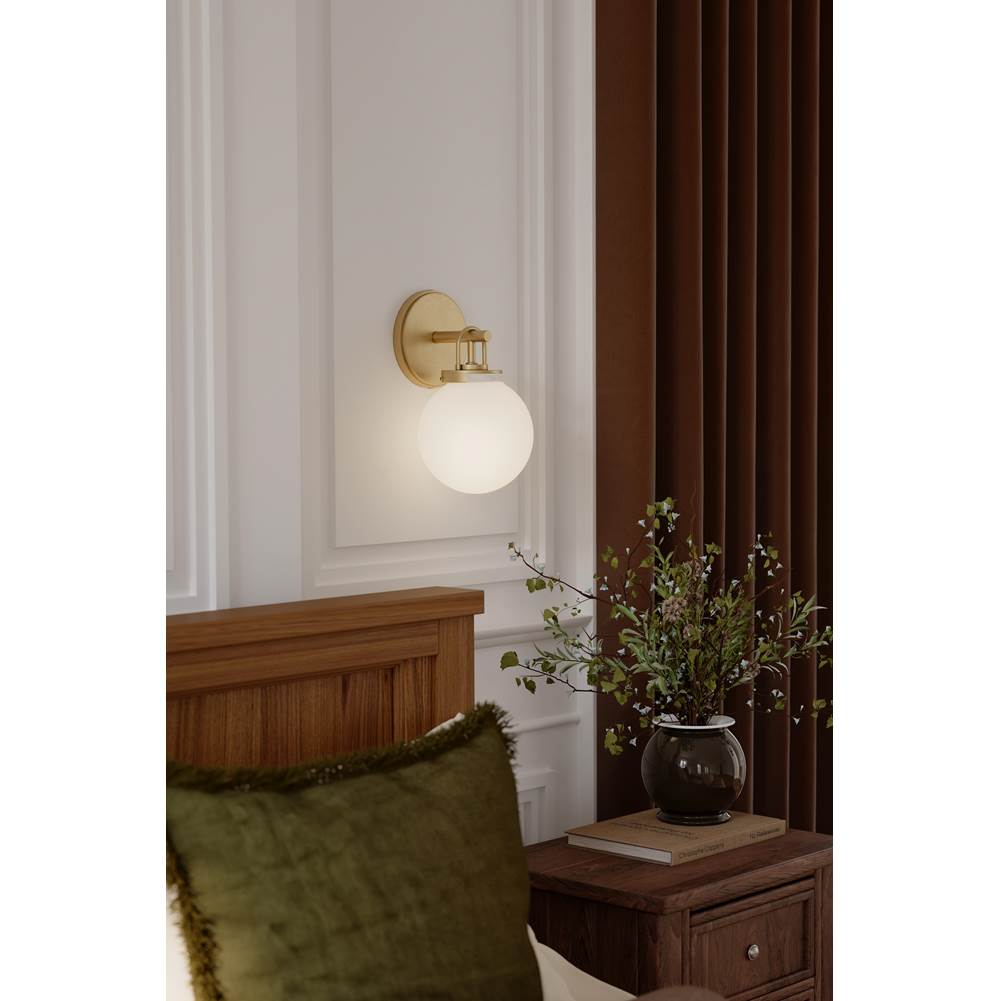 Minka-Lavery 12011-732 Legacy Brass Ortesa 10.5'' High 1-light Bath Sconce Image 3