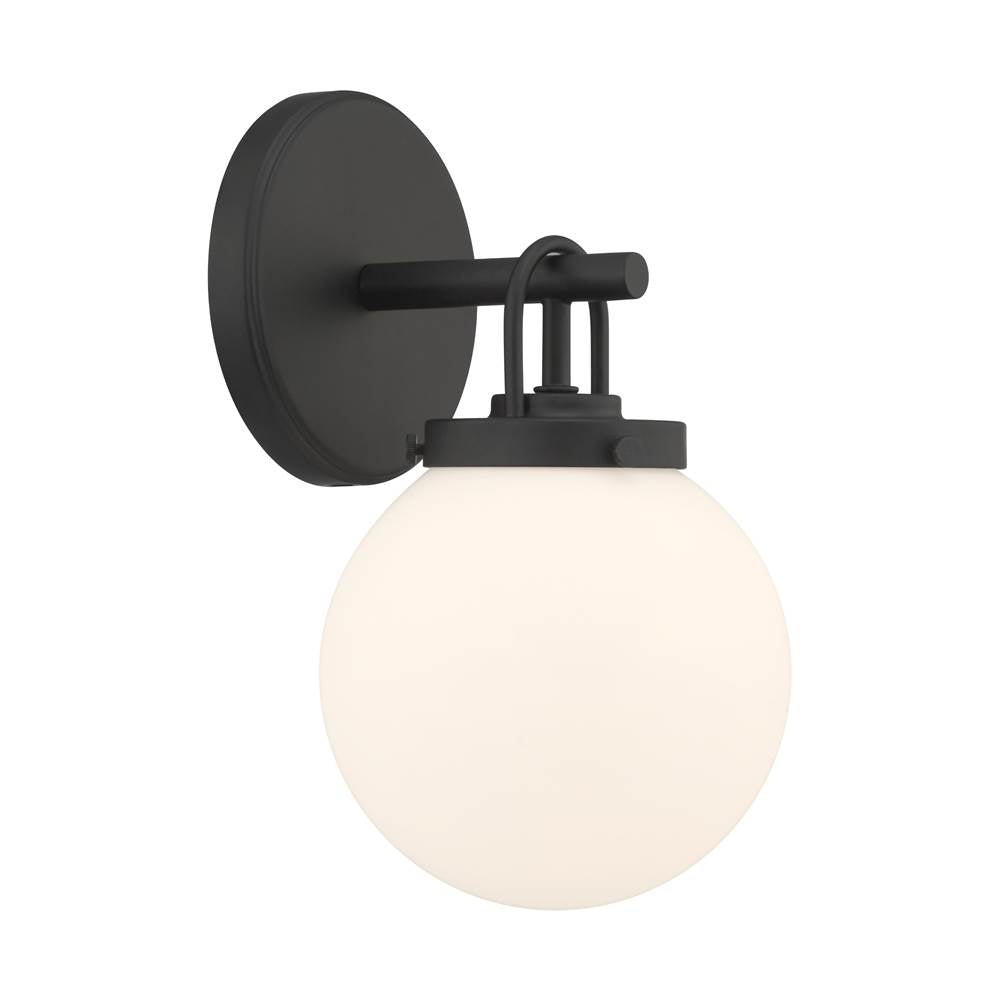 Minka-Lavery 12011-899 Dark Matte Black Ortesa 10.5'' High 1-light Bath Sconce Image 5