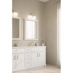 Minka-Lavery 12012-84 Brushed Nickel Ortesa 15'' 2-light Vanity Image 4