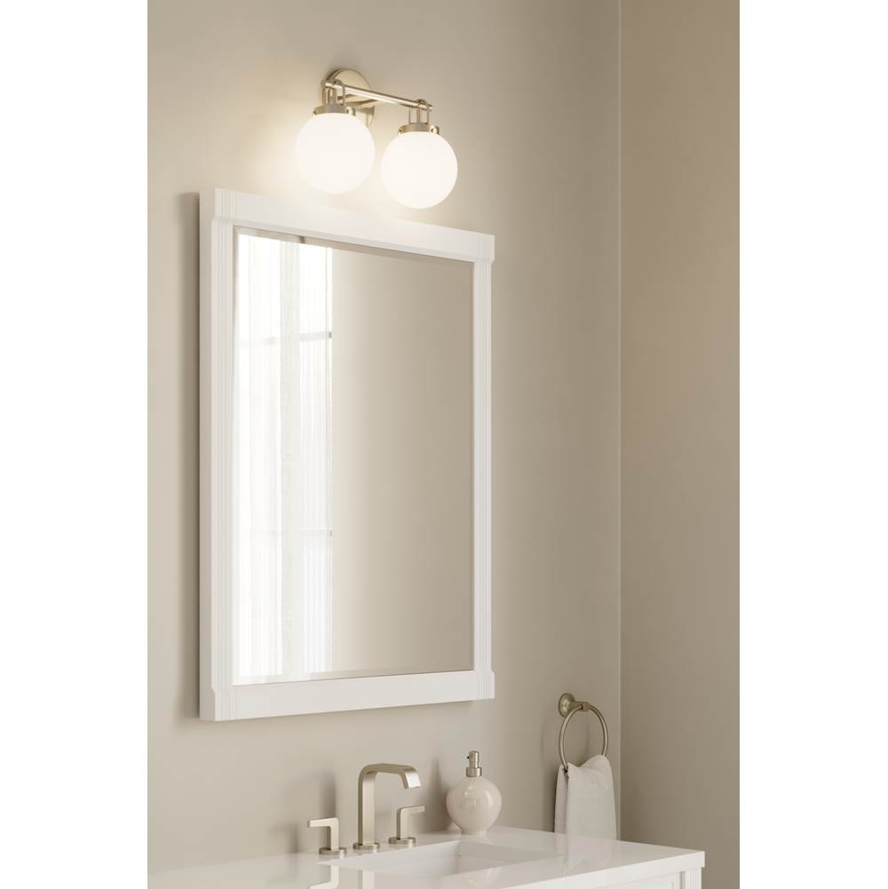 Minka-Lavery 12012-84 Brushed Nickel Ortesa 15'' 2-light Vanity Image 3