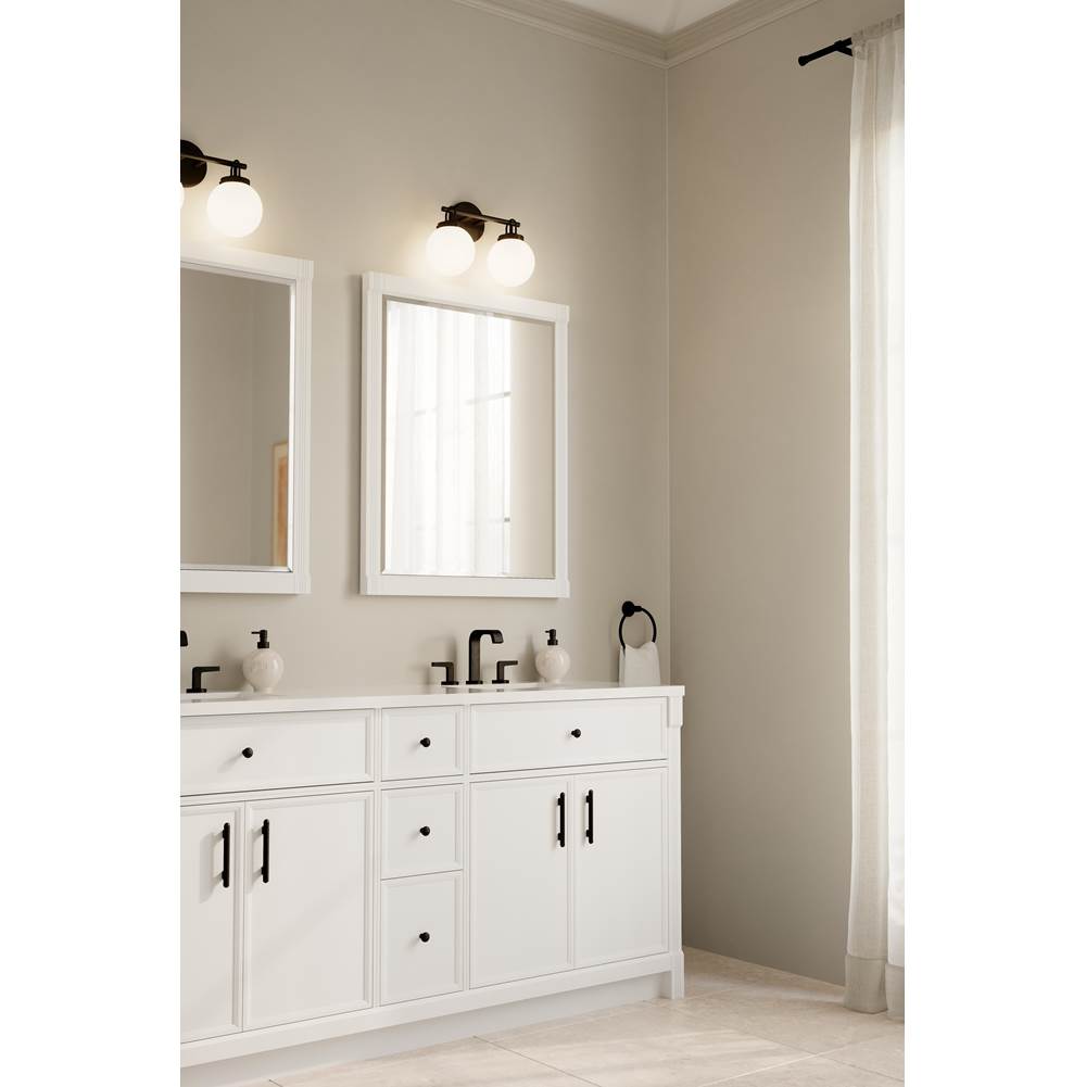 Minka-Lavery 12012-899 Dark Matte Black Ortesa 15'' 2-light Vanity Image 4