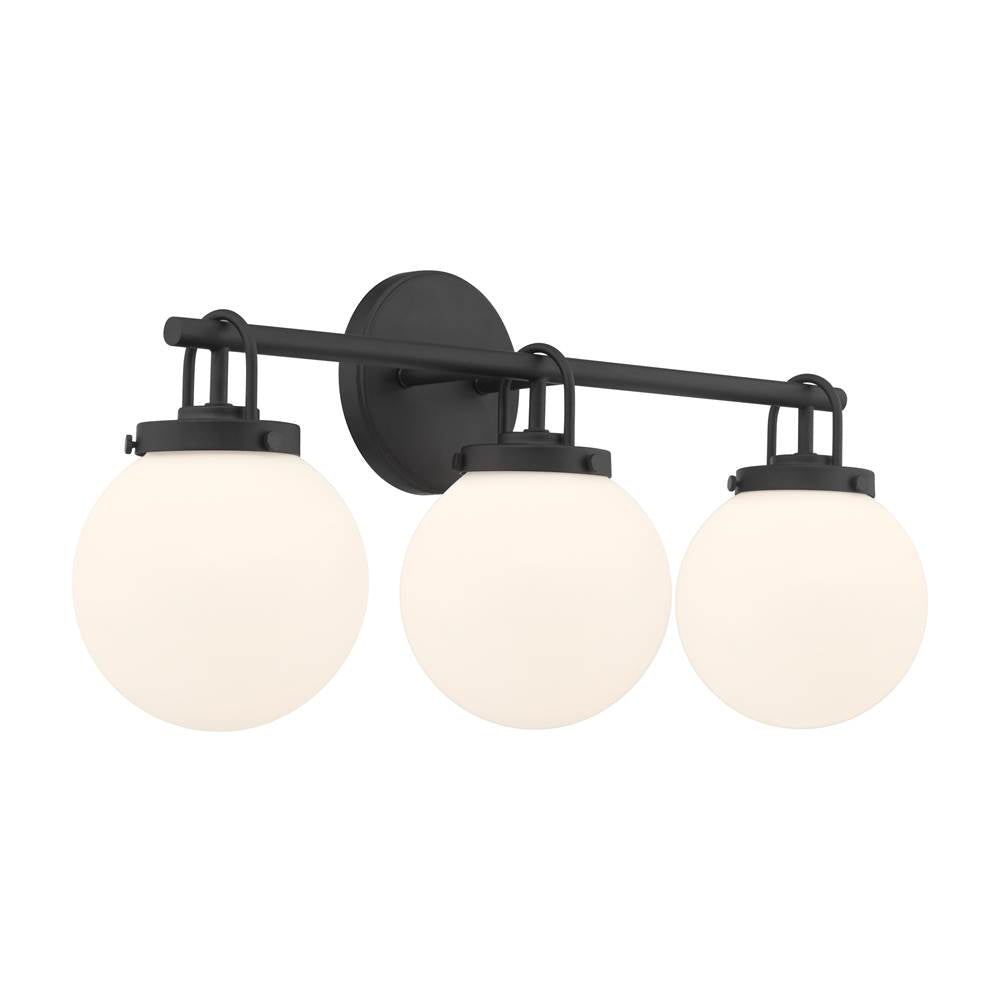 Minka-Lavery 12013-899 Dark Matte Black Ortesa 24'' 3-light Vanity Image 7