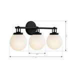Minka-Lavery 12013-899 Dark Matte Black Ortesa 24'' 3-light Vanity Image 2