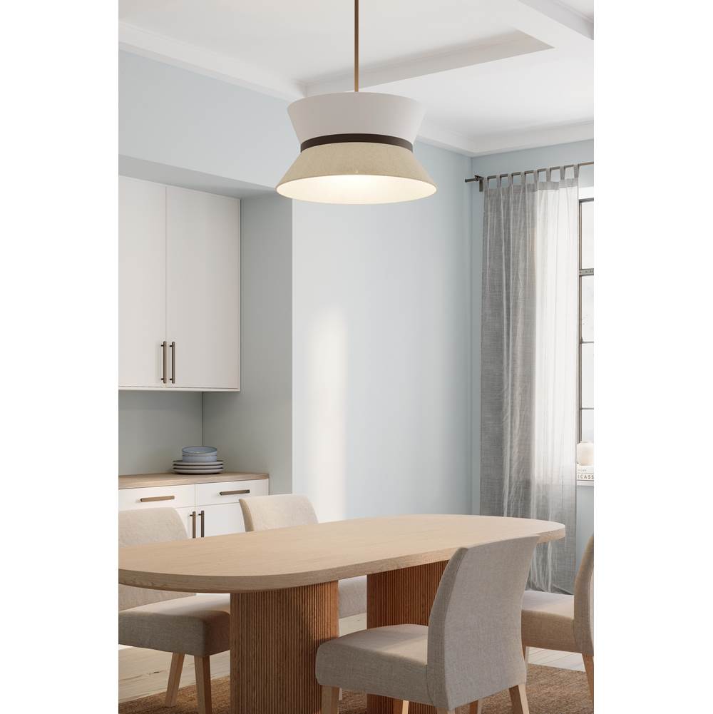 Minka-Lavery 12046-868 Plated Dark Bronze Aurellan 24.25'' 3-light Pendant Image 3