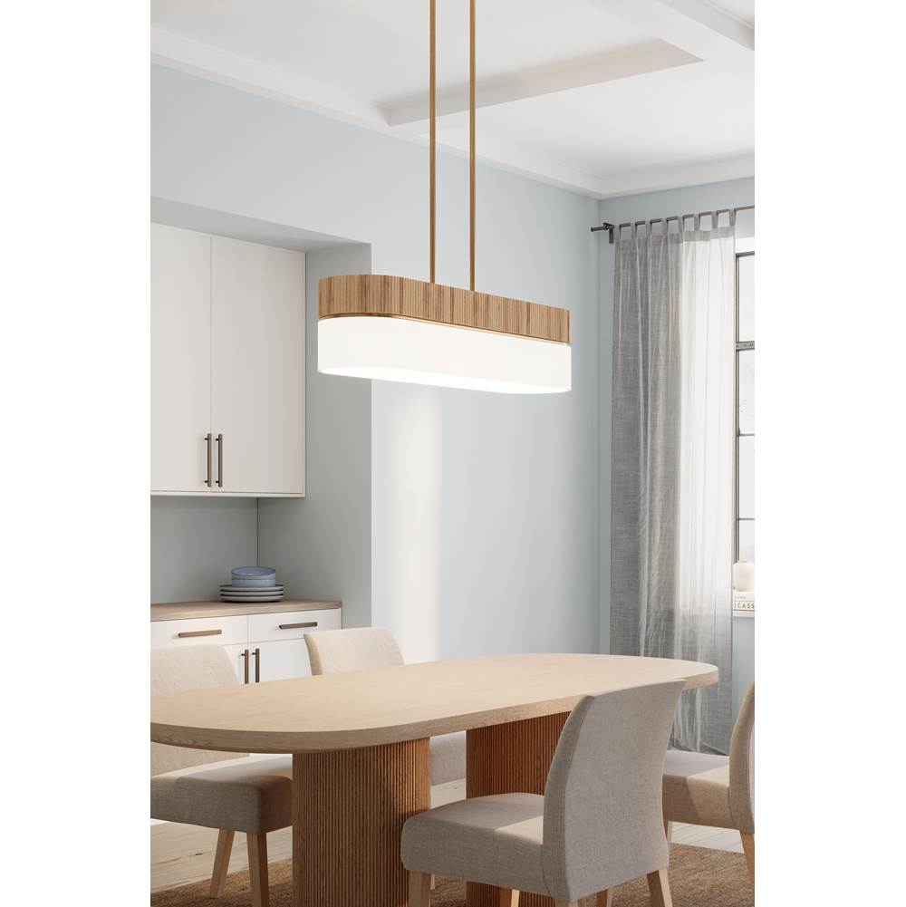 Minka-Lavery 12055-732 Legacy Brass Nebri 42.5'' 5-light Linear Chandelier Image 3