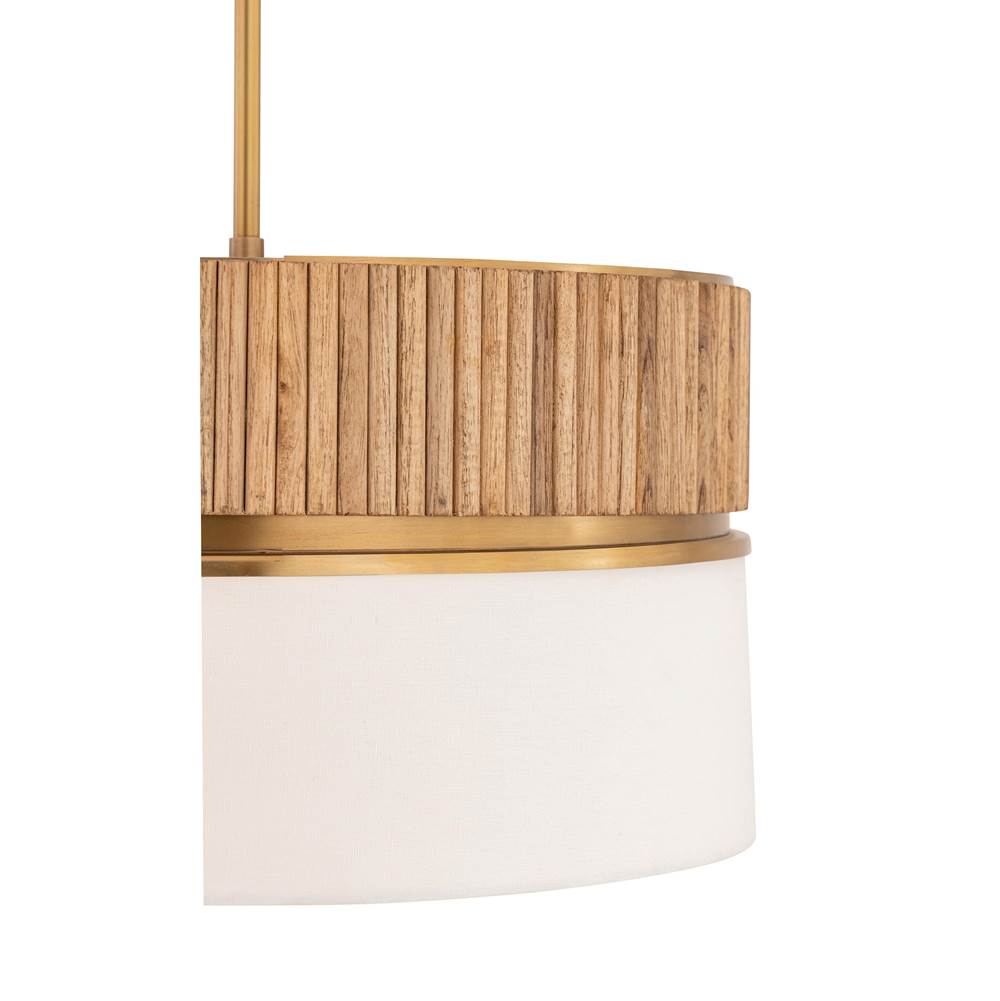Minka-Lavery 12056-732 Legacy Brass Nebri 18'' 2-light Pendant Image 6
