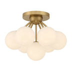 Minka-Lavery Lunara 18.25'' 7-light Semi-flush Mount
