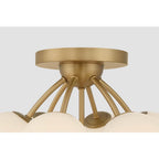 Minka-Lavery 12077-732 Legacy Brass Lunara 18.25'' 7-light Semi-flush Mount Image 5