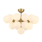 Minka-Lavery Lunara 28'' 19-light Convertible Chandelier/semi-flush Mount