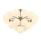 Minka-Lavery 12079-732 Legacy Brass Lunara 28'' 19-light Convertible Chandelier/semi-flush Mount Image 7