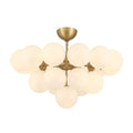 Minka-Lavery 12079-732 Legacy Brass Lunara 28'' 19-light Convertible Chandelier/semi-flush Mount Image 1