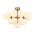 Minka-Lavery 12079-732 Legacy Brass Lunara 28'' 19-light Convertible Chandelier/semi-flush Mount Image 1