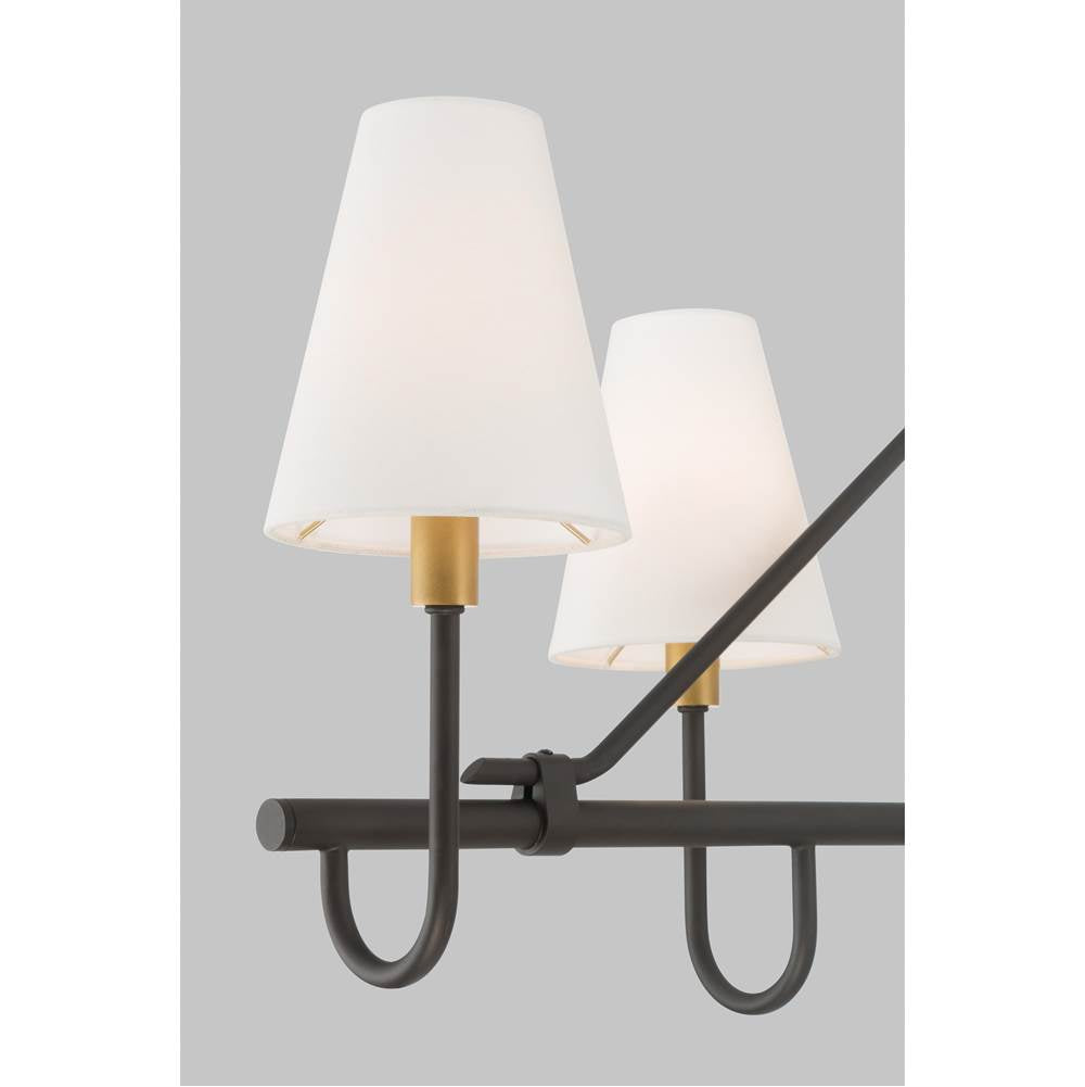 Minka-Lavery 12105-855 Legacy Brass Bellforge 51'' 5-light Linear Chandelier Image 6