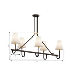 Minka-Lavery 12105-855 Legacy Brass Bellforge 51'' 5-light Linear Chandelier Image 2