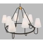 Minka-Lavery 12108-855 Legacy Brass Bellforge 38'' 8-light Pendant Image 5