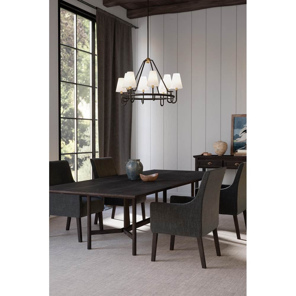 Minka-Lavery 12108-855 Legacy Brass Bellforge 38'' 8-light Pendant Image 4