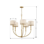 Minka-Lavery 12115-732 Legacy Brass Molvene 33'' 5-light Chandelier Image 2