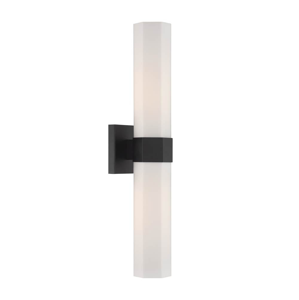 Minka-Lavery 12122-899 Dark Matte Black Delgada 24'' 2-light Bath Bar Image 7