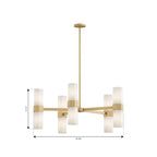 Minka-Lavery 12129-732 Legacy Brass Delgada 36'' 10-light Chandelier Image 2