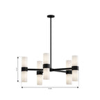 Minka-Lavery 12129-899 Dark Matte Black Delgada 36'' 10-light Chandelier Image 2