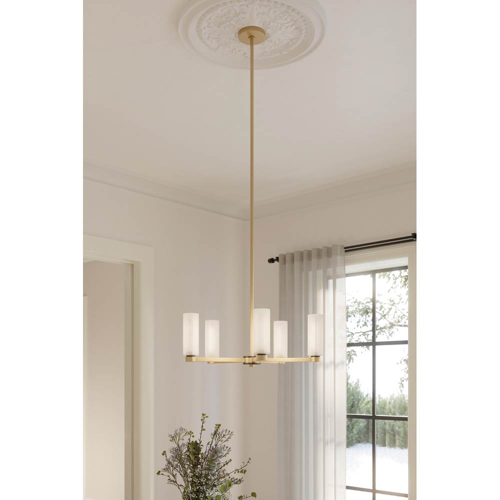 Minka-Lavery 12326-876 Legacy Brass Wexmere 26'' 5-light Chandelier Image 3
