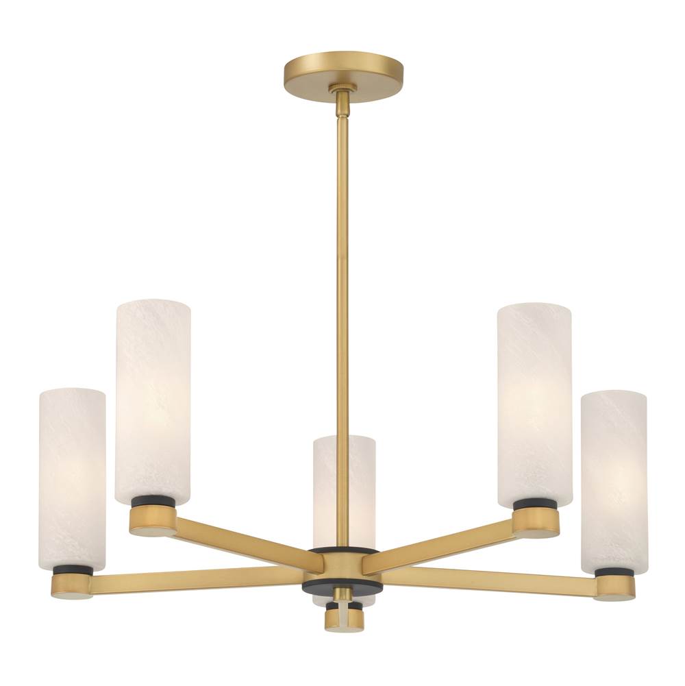 Minka-Lavery 12326-876 Legacy Brass Wexmere 26'' 5-light Chandelier Image 1