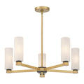 Minka-Lavery 12326-876 Legacy Brass Wexmere 26'' 5-light Chandelier Image 1