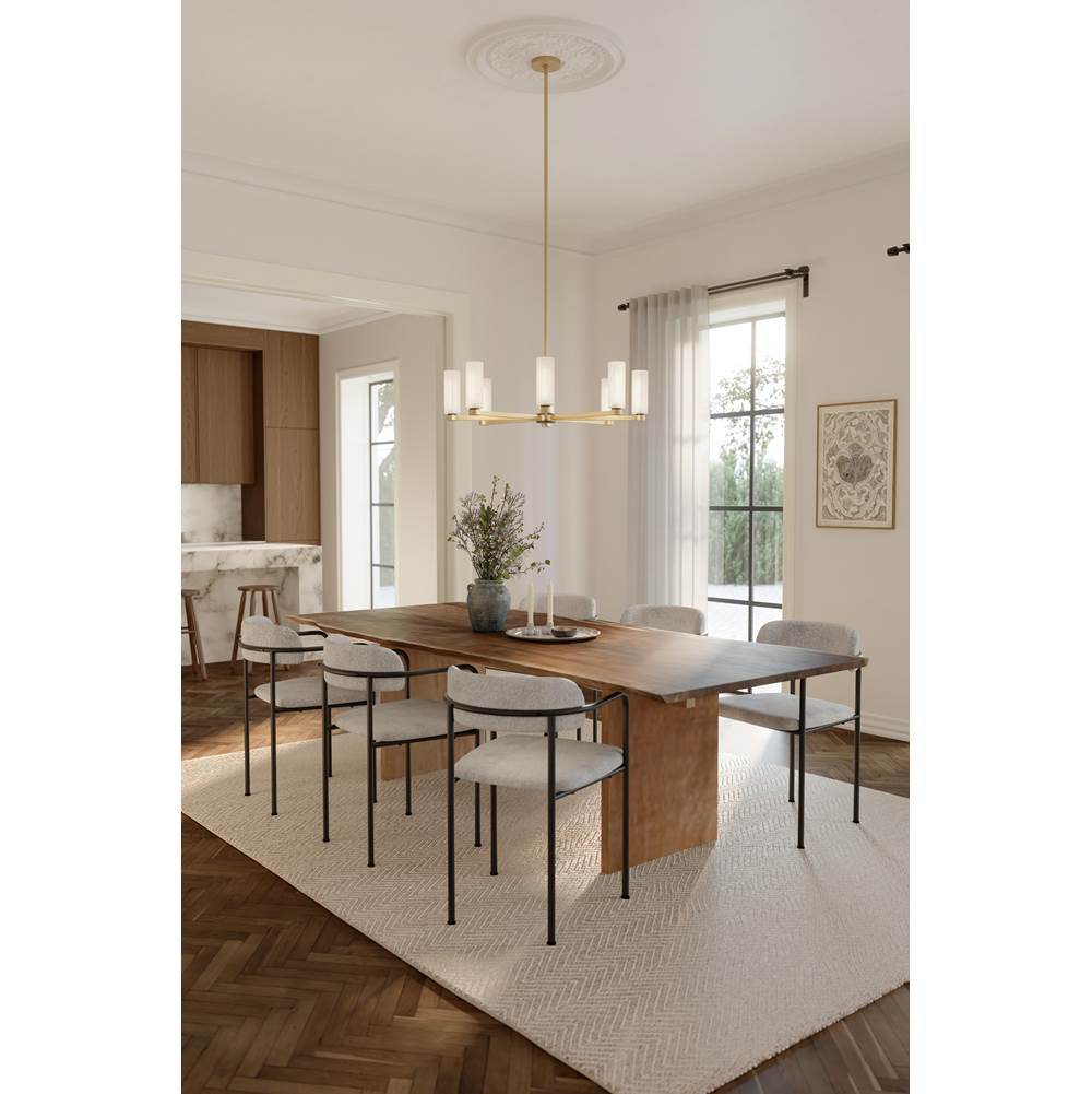 Minka-Lavery 12328-876 Legacy Brass Wexmere 35'' 8-light Chandelier Image 4