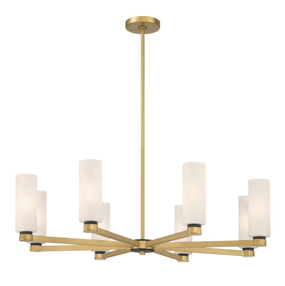 Minka-Lavery 12328-876 Legacy Brass Wexmere 35'' 8-light Chandelier Image 1