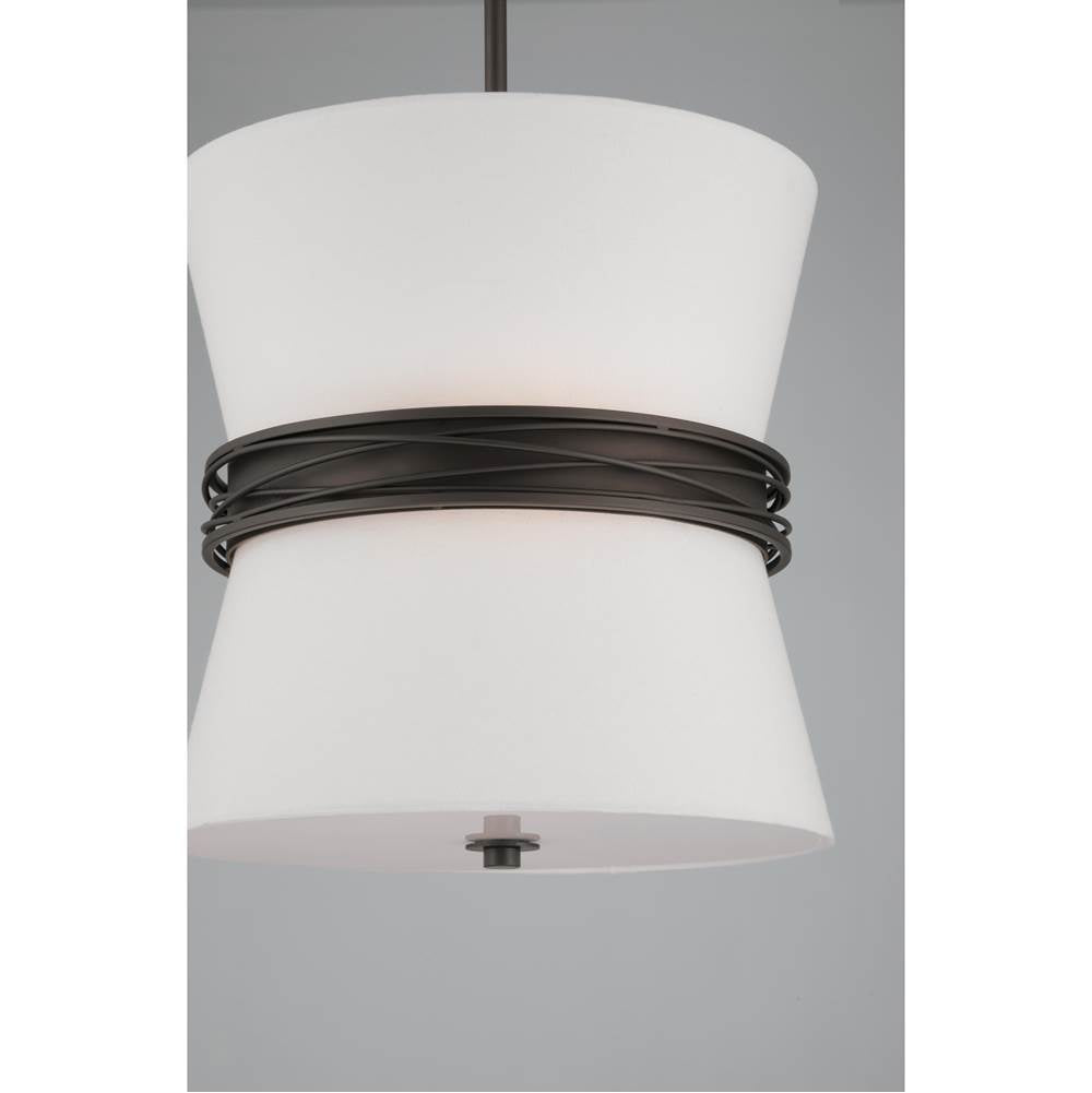 Minka-Lavery 12415-860 Dark Bronze Dalvor 14'' 3-light Pendant Image 6