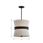 Minka-Lavery 12415-860 Dark Bronze Dalvor 14'' 3-light Pendant Image 2