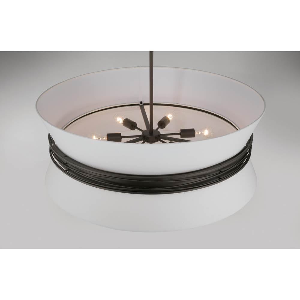 Minka-Lavery 12416-860 Dark Bronze Dalvor 36'' 6-light Pendant Image 5