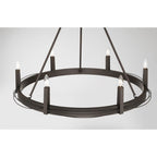 Minka-Lavery 12418-860 Dark Bronze Dalvor 36'' 6-light Pendant Image 5
