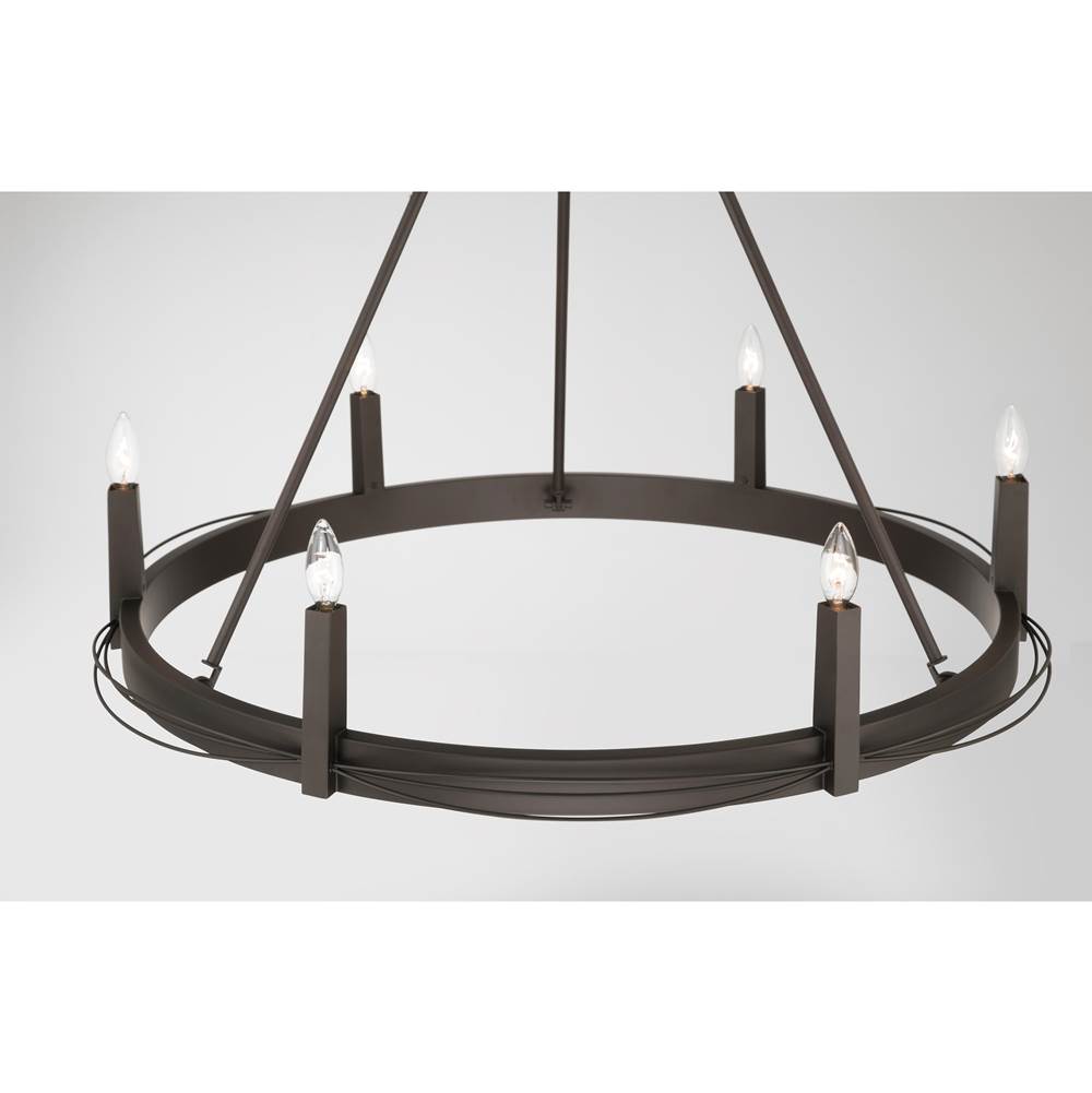 Minka-Lavery 12418-860 Dark Bronze Dalvor 36'' 6-light Pendant Image 5