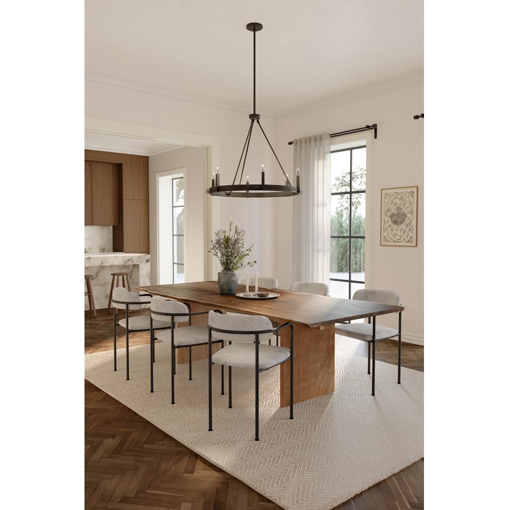 Minka-Lavery 12418-860 Dark Bronze Dalvor 36'' 6-light Pendant Image 4