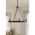 Minka-Lavery 12418-860 Dark Bronze Dalvor 36'' 6-light Pendant Image 3