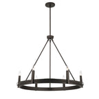 Minka-Lavery 12418-860 Dark Bronze Dalvor 36'' 6-light Pendant Image 1