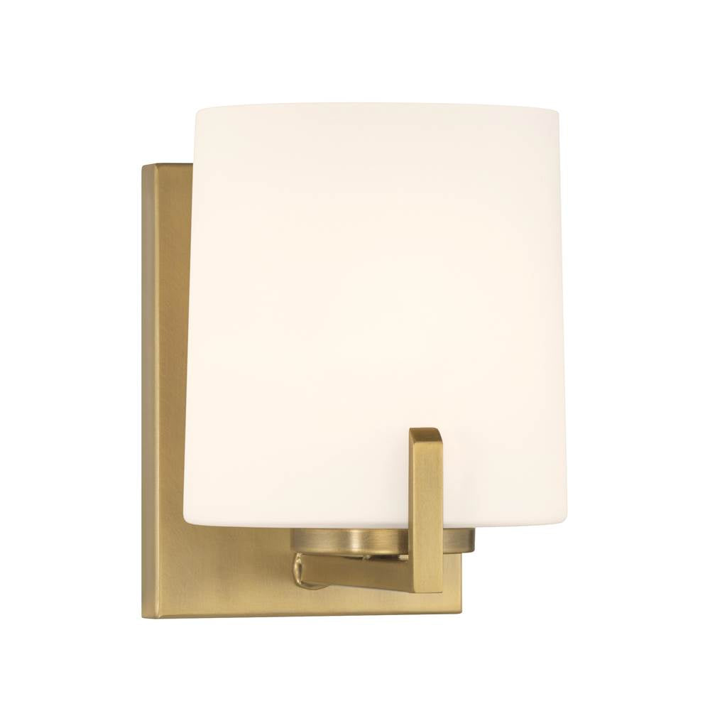 Minka-Lavery 12431-732 Legacy Brass Mirelle 7.5'' High 1-light Bath Sconce Image 1