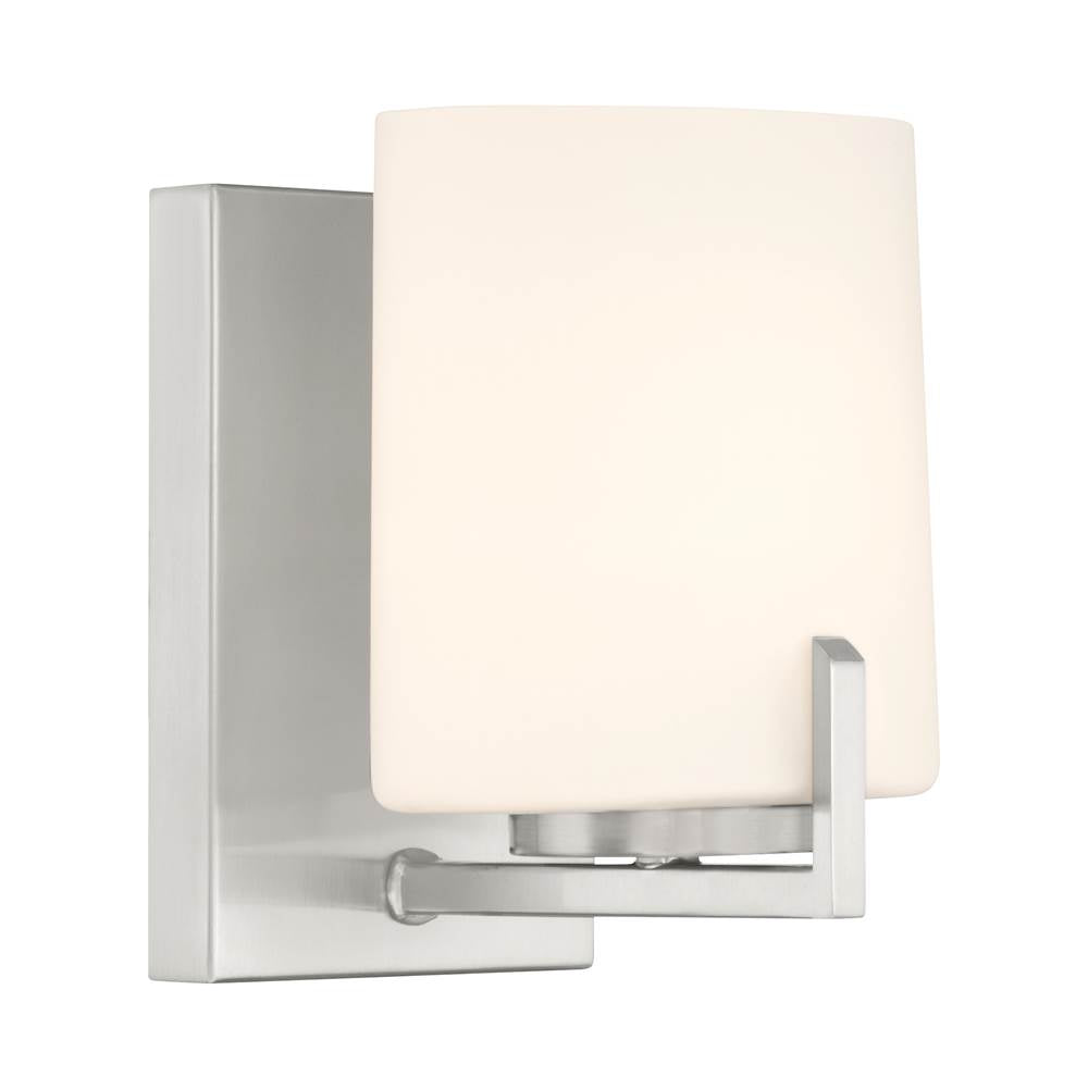 Minka-Lavery 12431-84 Brushed Nickel Mirelle 7.5'' High 1-light Bath Sconce Image 3