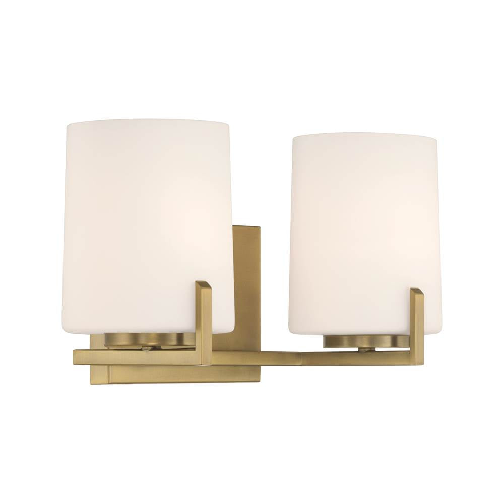 Minka-Lavery 12432-732 Legacy Brass Mirelle 16'' 2-light Vanity Image 6