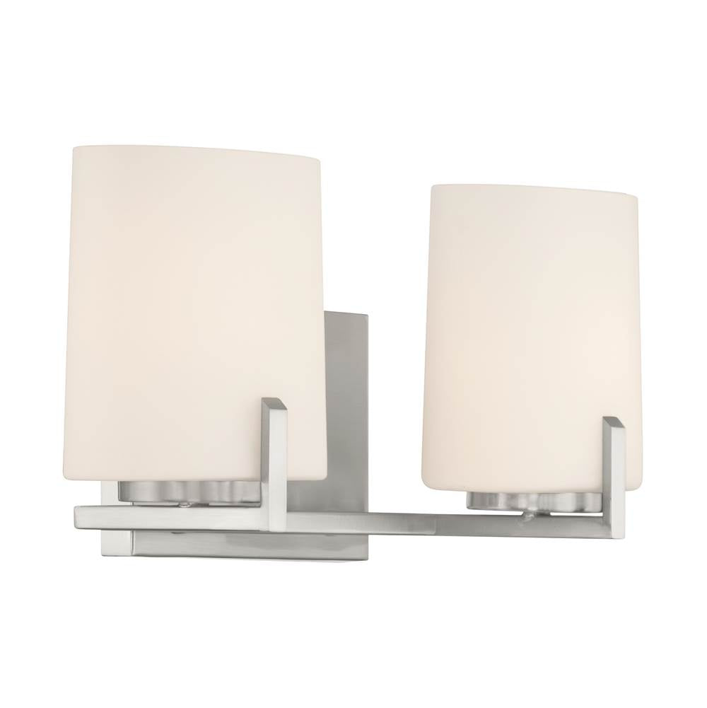 Minka-Lavery 12432-84 Brushed Nickel Mirelle 16'' 2-light Vanity Image 6