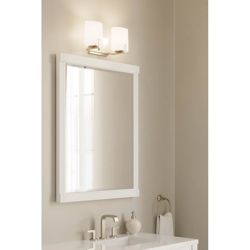Minka-Lavery 12432-84 Brushed Nickel Mirelle 16'' 2-light Vanity Image 3