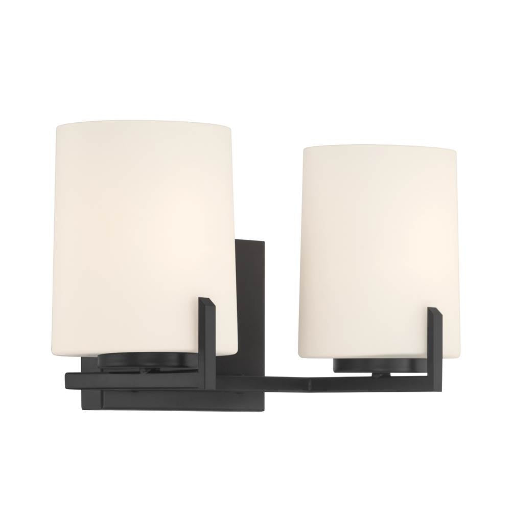 Minka-Lavery 12432-899 Dark Matte Black Mirelle 16'' 2-light Vanity Image 6
