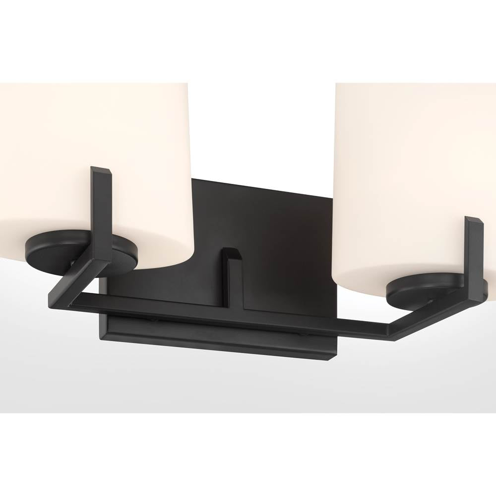 Minka-Lavery 12432-899 Dark Matte Black Mirelle 16'' 2-light Vanity Image 5