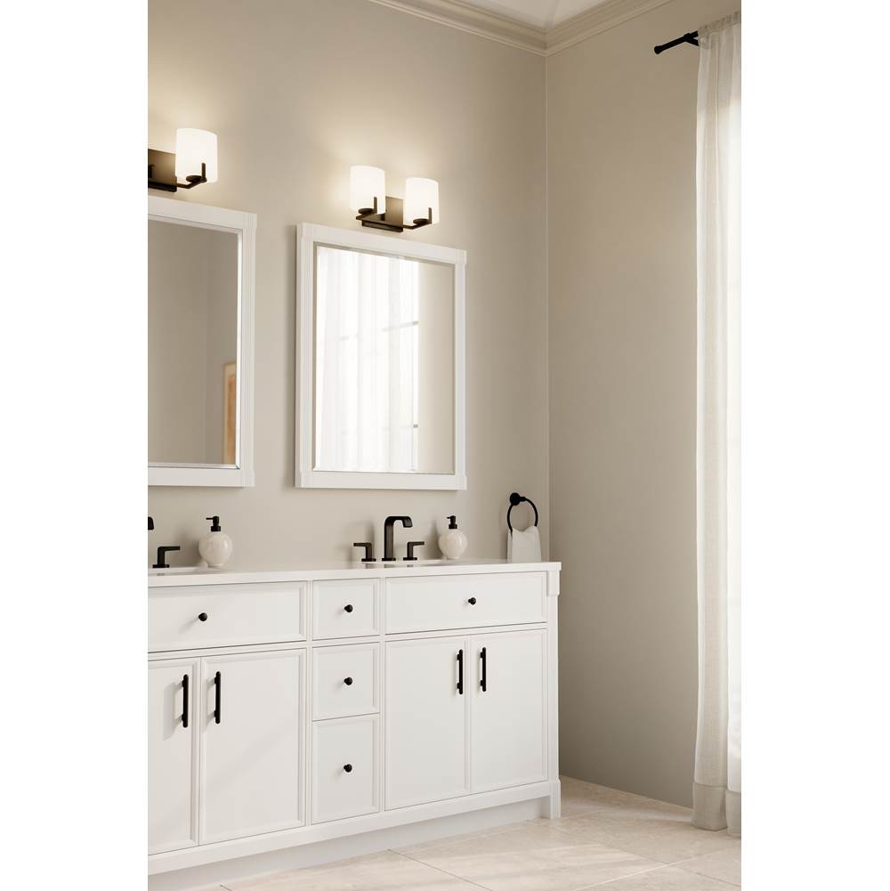Minka-Lavery 12432-899 Dark Matte Black Mirelle 16'' 2-light Vanity Image 4
