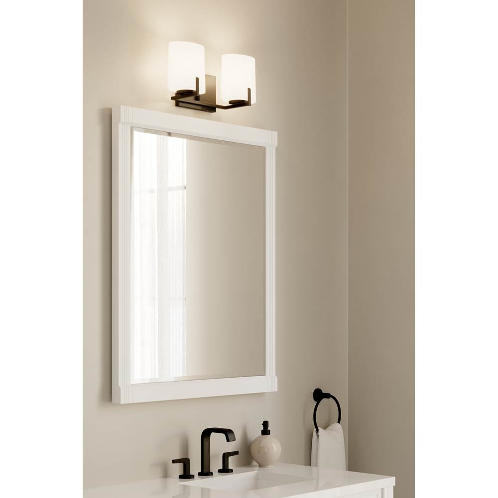 Minka-Lavery 12432-899 Dark Matte Black Mirelle 16'' 2-light Vanity Image 3