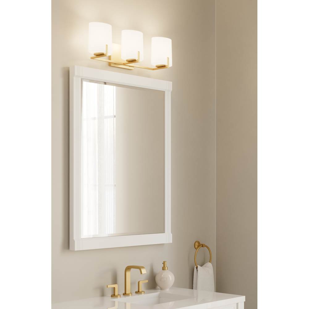 Minka-Lavery 12433-732 Legacy Brass Mirelle 25'' 3-light Vanity Image 3
