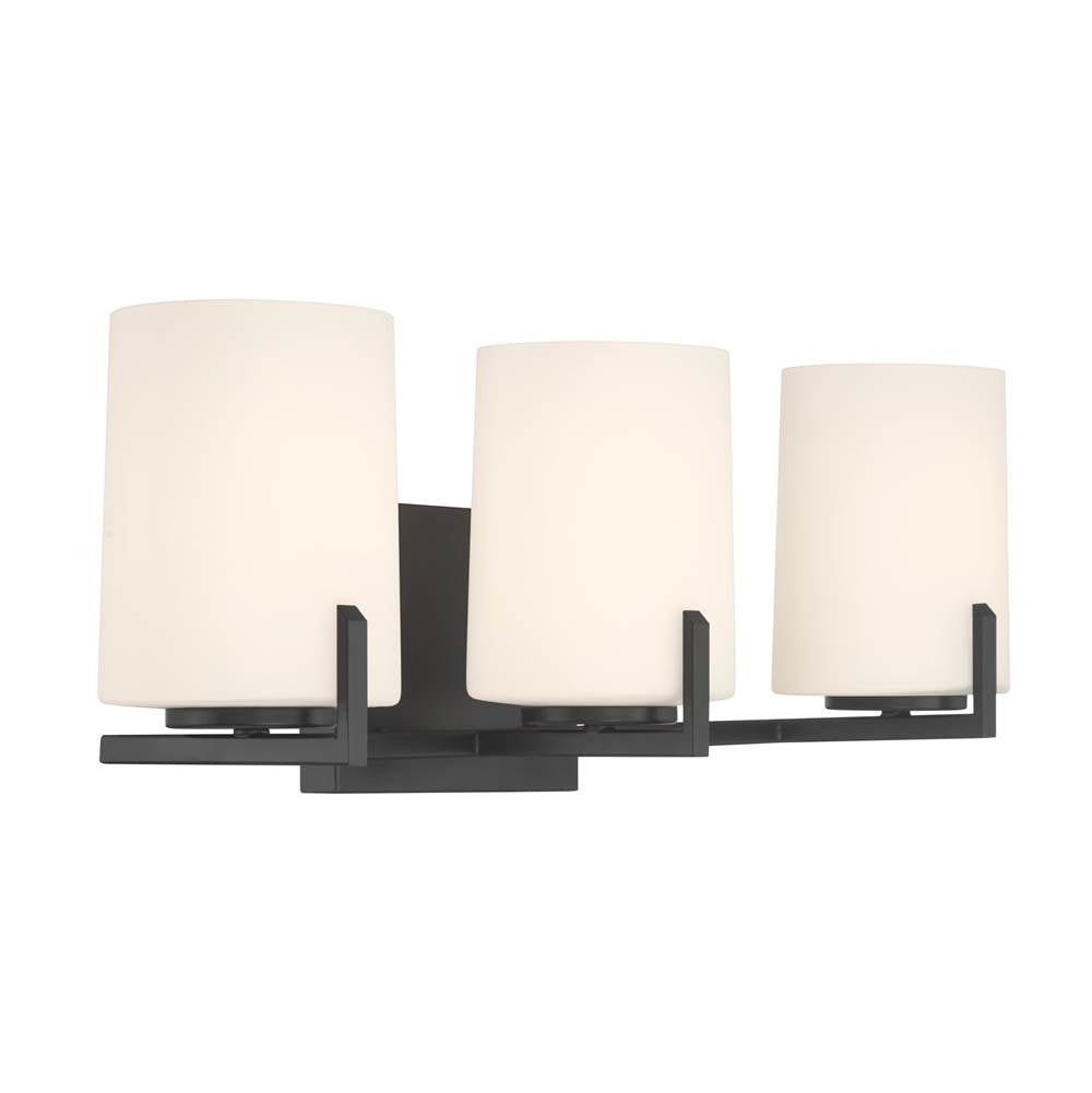 Minka-Lavery 12433-899 Dark Matte Black Mirelle 25'' 3-light Vanity Image 6